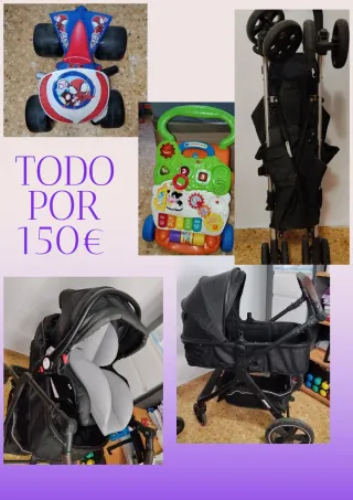 Lote de artículos infantiles