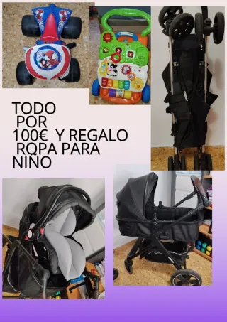 Lote de artículos infantiles