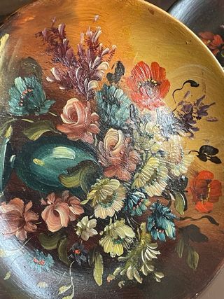 2 Quadri in ceramica  Dipinti a Mano - Fiori