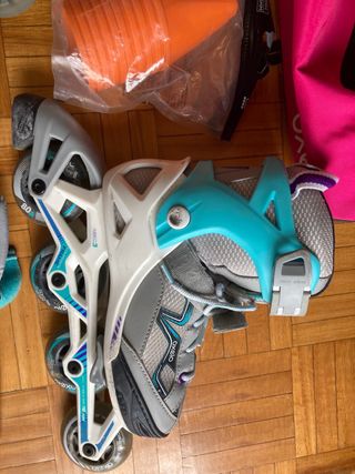 Patines en línea Oxelo Talla 34-37 Azul/Gris