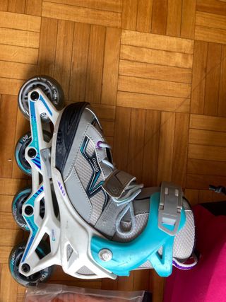 Patines en línea Oxelo Talla 34-37 Azul/Gris