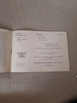 Libro Conciertos de Cuaresma