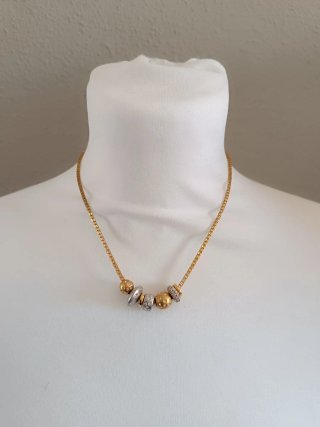 Collar Swarovski Dorado