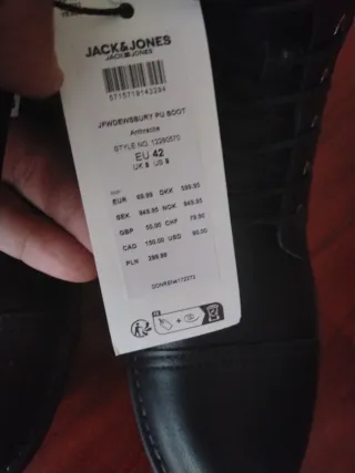Botas Jack&Jones Negras