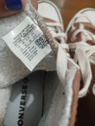 Zapatillas Converse Marrones Talla 38.