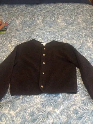 Chaqueta H&M Borrego Botones Dorados