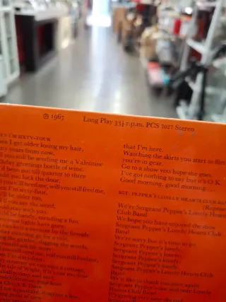 Vinilo The Beatles Sgt. Pepper's Lonely Hearts
