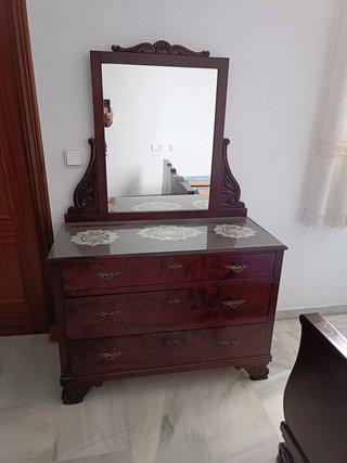 Dormitorio vintage madera 1952. NO SE PUEDE ENVIAR