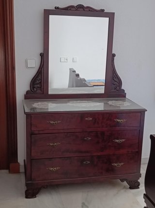 Dormitorio vintage madera 1952. NO SE PUEDE ENVIAR