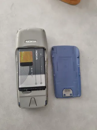Teléfono Móvil Nokia 1100 Azul/Blanco
