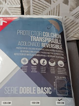 Juego Sábanas 180cm + Protector Colchón