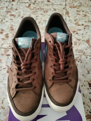 Zapatillas Nike Hombre Marrón y Azul