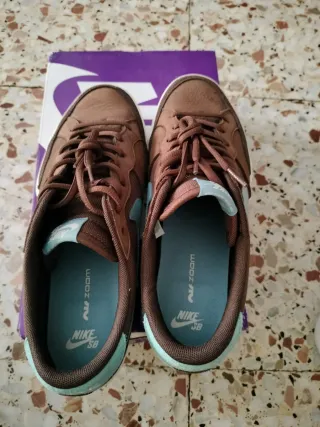 Zapatillas Nike Hombre Marrón y Azul