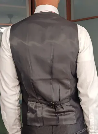 Traje de hombre gris 3 piezas