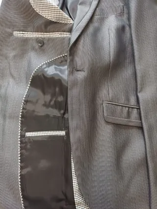 Traje de hombre gris 3 piezas