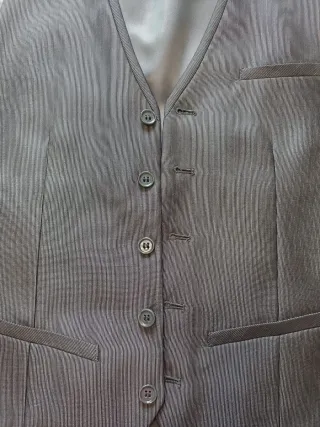 Traje de hombre gris 3 piezas