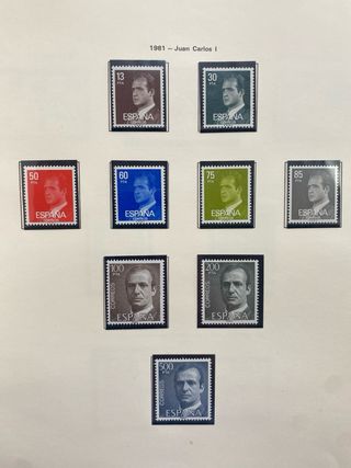 Álbum Sellos España 1973-1975 Edifil Nuevos