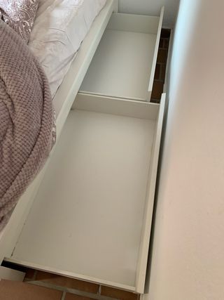 Cama Matrimonio Ikea MALM Blanca