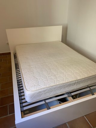 Cama Matrimonio Ikea MALM Blanca