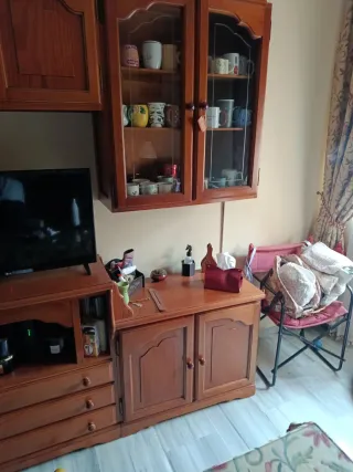 Mueble de salón madera pino maciza