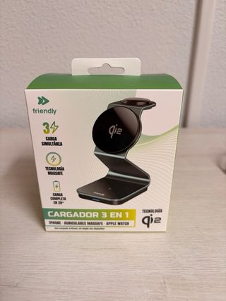 Cargador Inalámbrico 3 en 1 Qi2 MagSafe NUEVO
