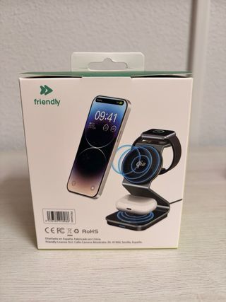 Cargador Inalámbrico 3 en 1 Qi2 MagSafe NUEVO