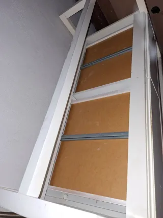 Mesa TV de madera blanca de calidad