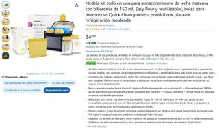 Pack Medela Freestyle Sacaleches + Almacenamiento