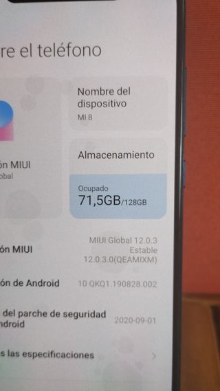 Móvil 128 GB Azul Marino