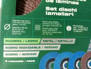 Lote Discos Radial PARKSIDE Surtido