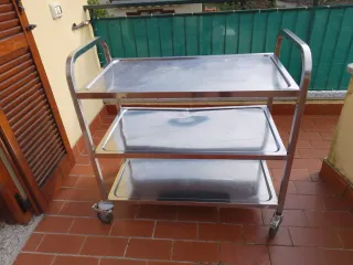 Carrello portavivande 3 ripiani