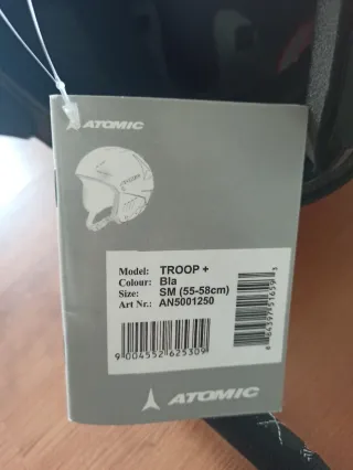 Casco Atomic Ski/Snowboard Negro