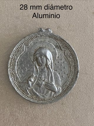 Lote 4 medallas religiosas antiguas