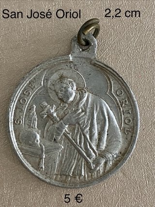 Lote 4 medallas religiosas antiguas