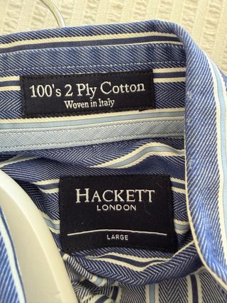 Lote 2 Camisas Hackett Talla L Rayas