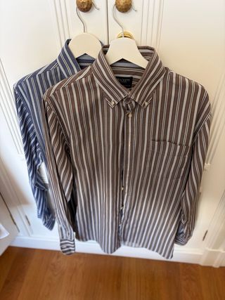 Lote 2 Camisas Hackett Talla L Rayas