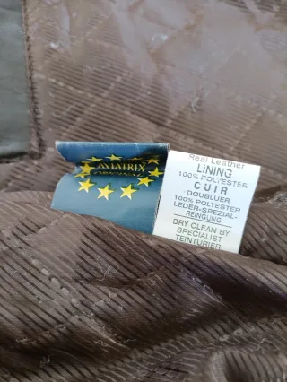 Cazadora cuero auténtico Aviatrix L Medidas indica