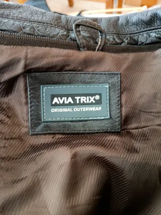 Cazadora cuero auténtico Aviatrix L Medidas indica