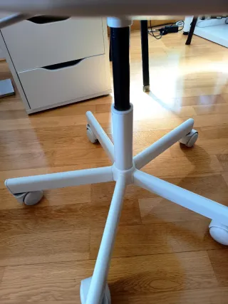 Silla Escritorio Infantil/Cadete Gris y Blanca