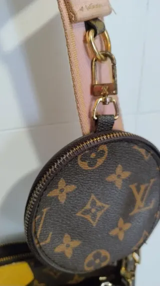 Borsa marrone 3 pezzi con tracolla