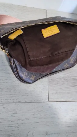 Borsa marrone 3 pezzi con tracolla