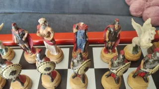 Ajedrez de colección figuras romanas