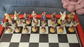 Ajedrez de colección figuras romanas
