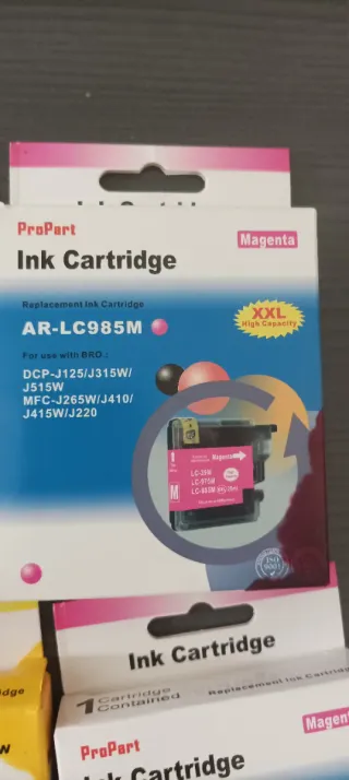 Cartuchos de tinta Impresora Brother.