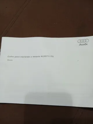 Baúl portaequipajes original Audi .