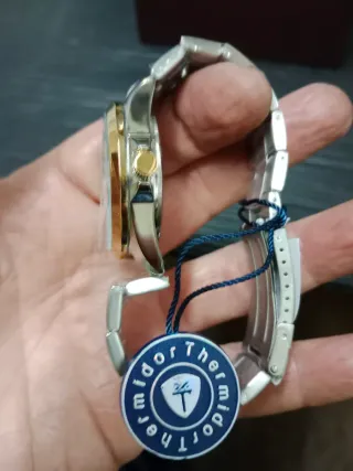 Reloj Thermidor Acero y Oro 50m