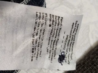 Camisa sin mangas Edc rayas azul y blanco Talla M