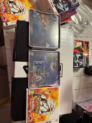 Pokemon Sol y Luna Steelbooks (sin juegos)