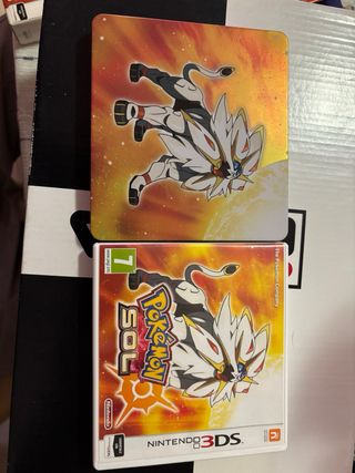 Pokemon Sol y Luna Steelbooks (sin juegos)