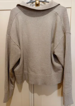 Jersey Scalpers de Algodón beige nuevo, talla L